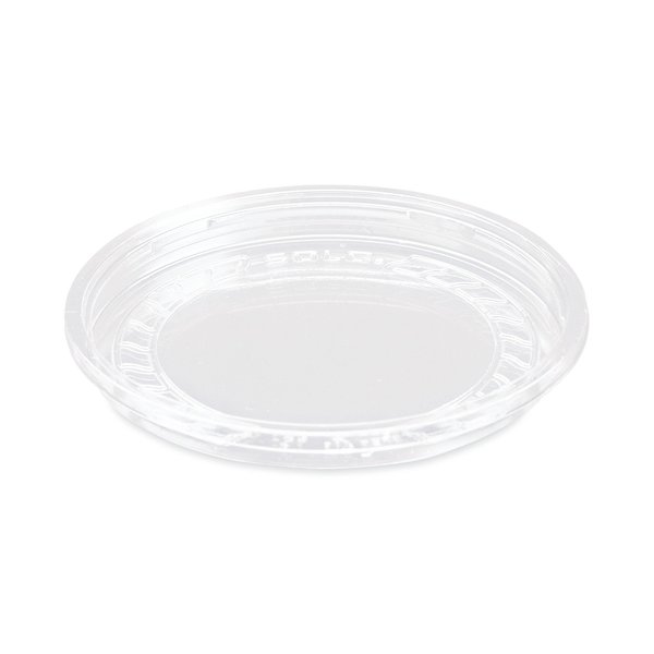 Dart Bare Eco-Forward RPET Deli Container Lids, 8oz, Clear, PK500 LG8R-0090